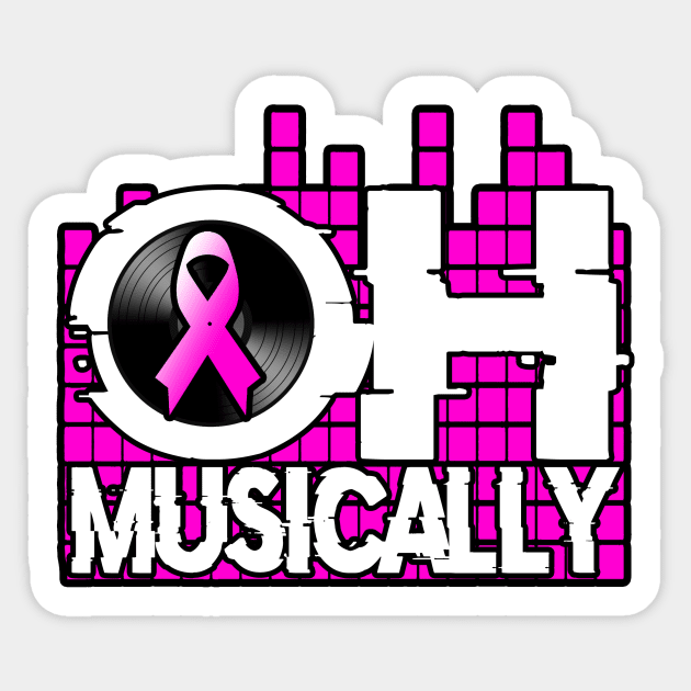 OH Musically F#ck Cancer Sticker by OH Musically